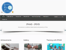 Tablet Screenshot of ifhad.org